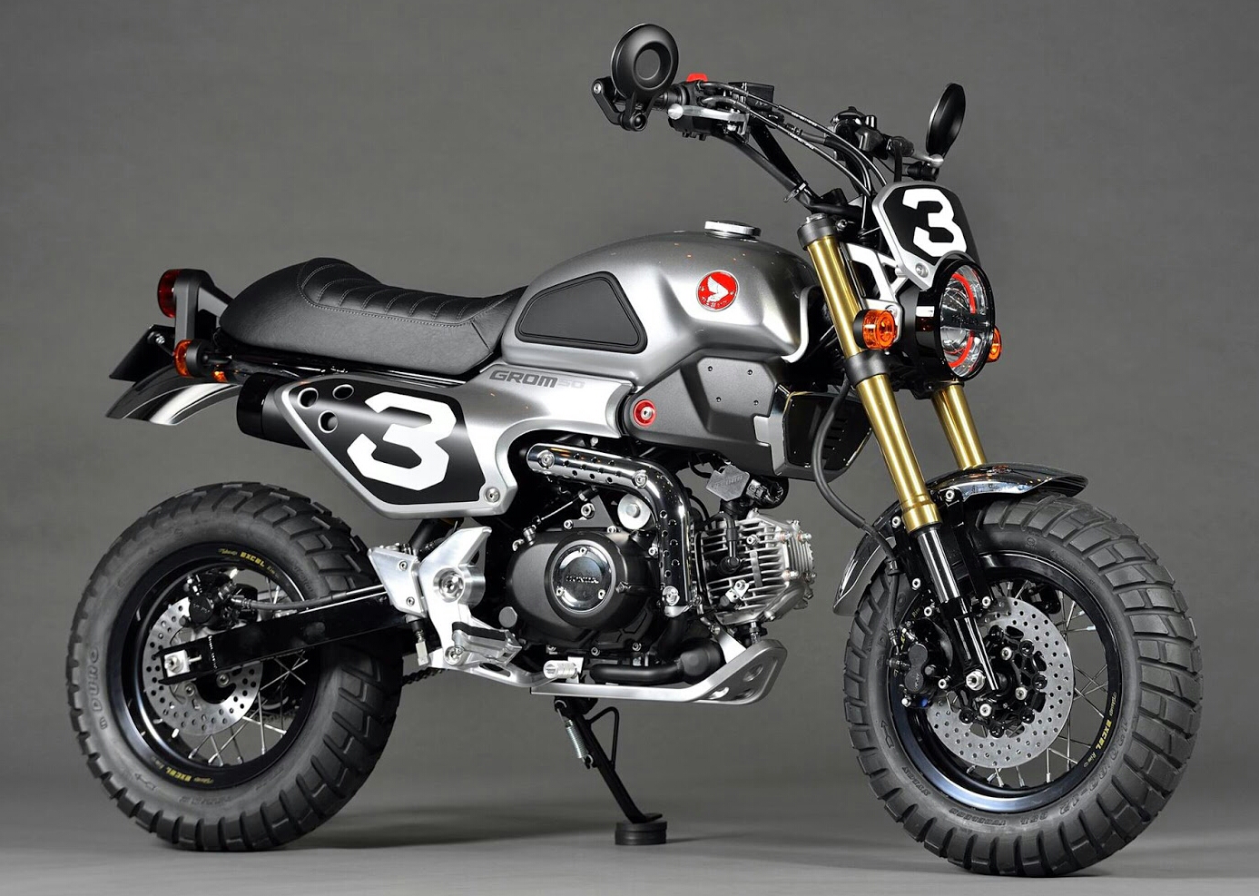Custom honda grom 50 scrambler motorcycle msx 125