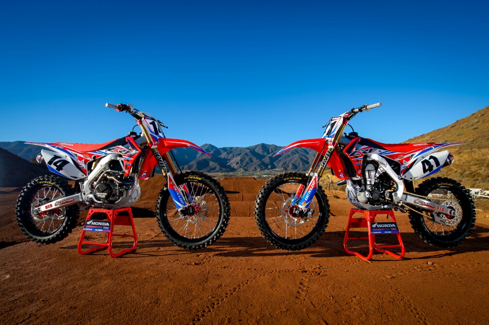 2022 CRF450R Race Bikes Team Honda HRC Presents 2022 