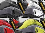 2017 Honda Grom Colors - White, Gray, Yellow, Red - Review / Specs & Changes - Motorcycle / Mini Bike 125cc