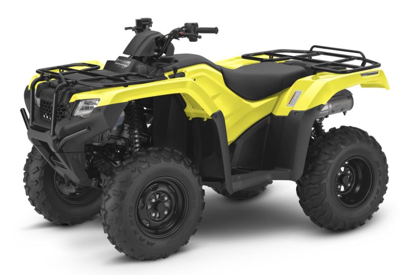 2018 Honda Rancher 420 DCT / IRS / EPS ATV Review of Specs - TRX420FA6 Yellow