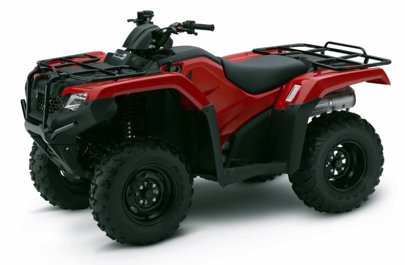 2018 Honda Rancher 420 4x4 ATV Review of Specs - TRX420FM1J Red