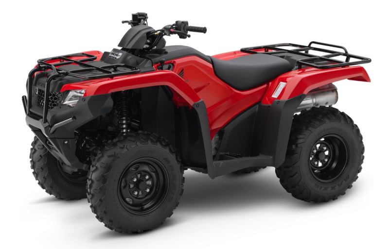 2018 Honda Rancher DCT EPS 420 4x4 ATV Review of Specs - TRX420FA2J Red