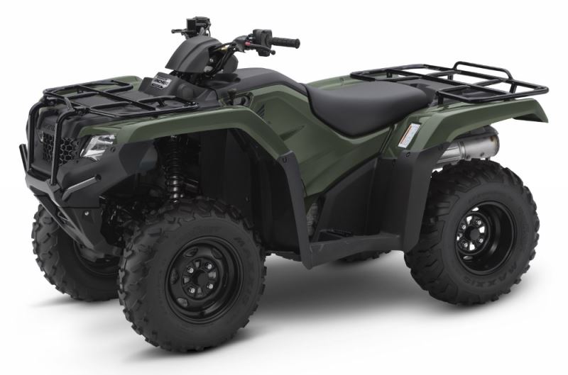 2018 Honda Rancher ES 420 4x4 ATV Review of Specs - TRX420FE1J Olive Green
