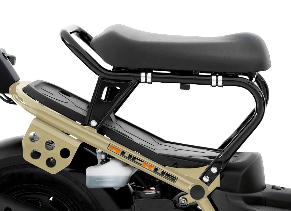 2022 Honda Ruckus Scooter Review / Specs + Changes Explained | Midnight Blue / Tan - NPS50 / 50cc Automatic Scooters