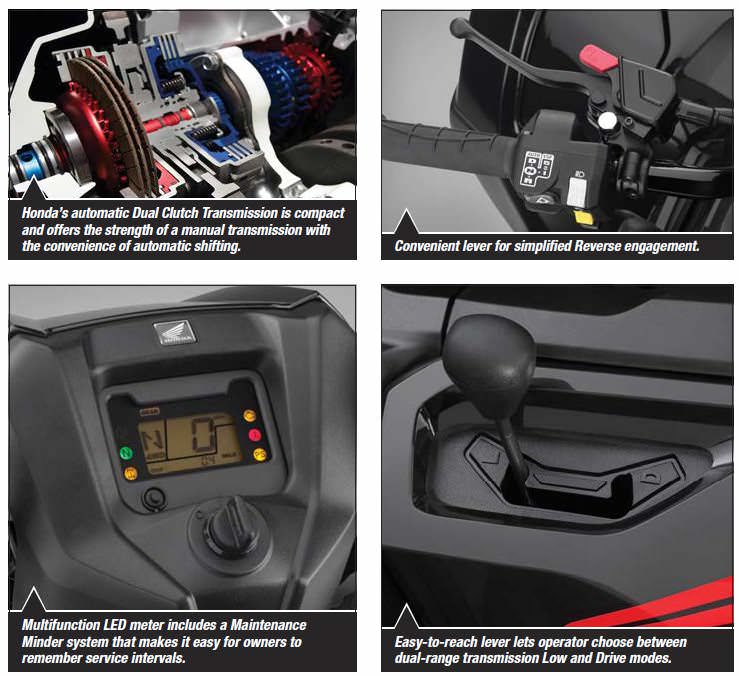 2019 Honda Foreman Rubicon DCT ATV Review - Automatic Transmission with Low Gear - Dual Clutch Transmission - TRX500FA5 / TRX500FA6 / TRX500FA7