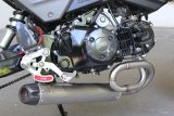 2017 Honda Grom Tyga Low Mount Exhaust - Underbelly Muffler - MSX 125 / MSX125SF / 125cc Motorcycle - Mini Sport Bike / StreetFighter