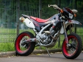 Custom Honda CRF250 Motard / SuperMoto CRF250M / CRF 250 CRF250L Dirt Bike with Street Wheels & Tires