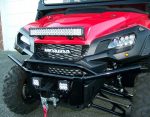 Honda Pioneer 1000-5 LED Light Bar & Winch - Custom UTV / Side by Side ATV / SxS / Utility Vehicle Pictures
