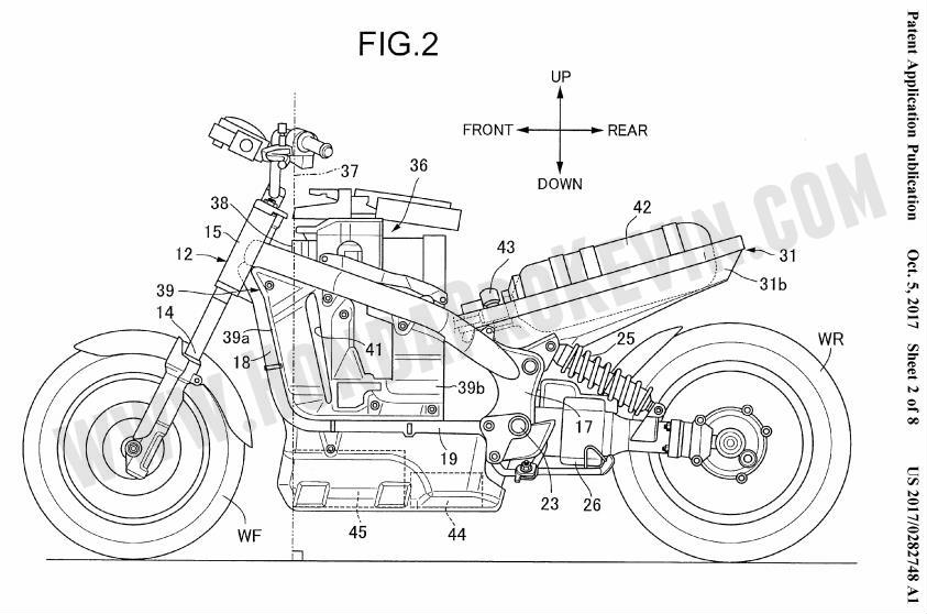 2018-2019 Honda Motorcycle with Hybrid Fuel Cell Technology
