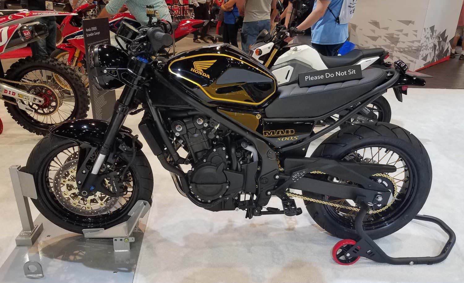 Custom Honda CB500 'S' Scrambler Motorcycle + CBR Parts = THIS!, SEMA  2016!