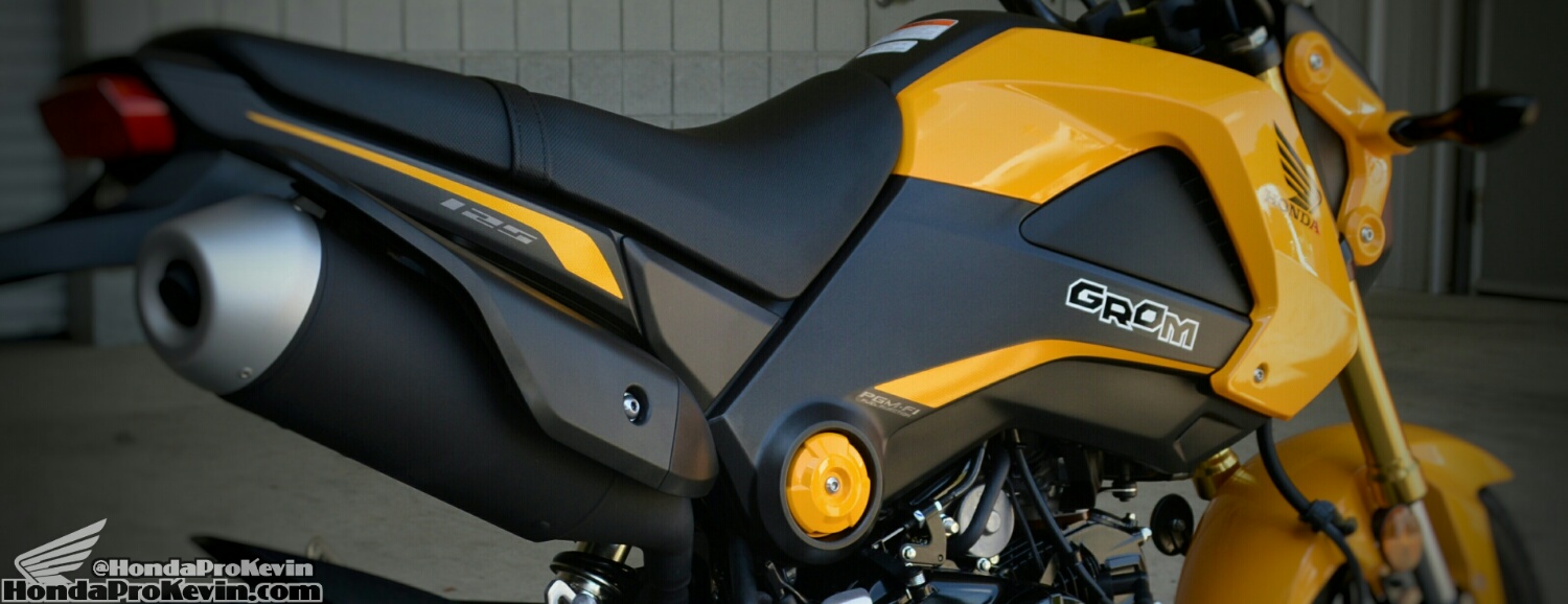 2015 Honda Grom / MSX125 Yellow - Motorcycle / Bike Pictures