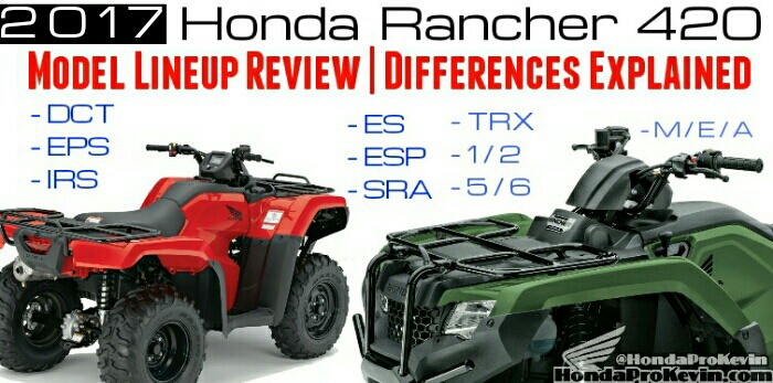  Honda Rancher ATV Comparación / Diferencias explicadas