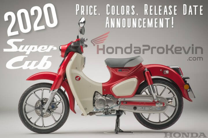 NEW 2020 Honda Super Cub 125 Colors, Price + Release