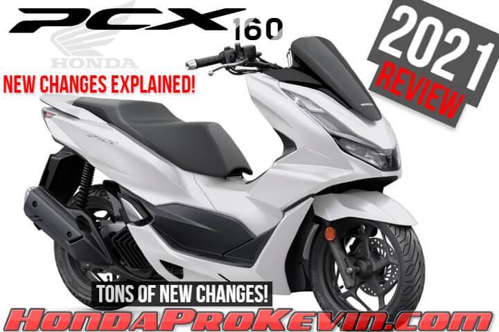 21 Honda Pcx Scooter Review Specs New Pcx160 Changes Explained