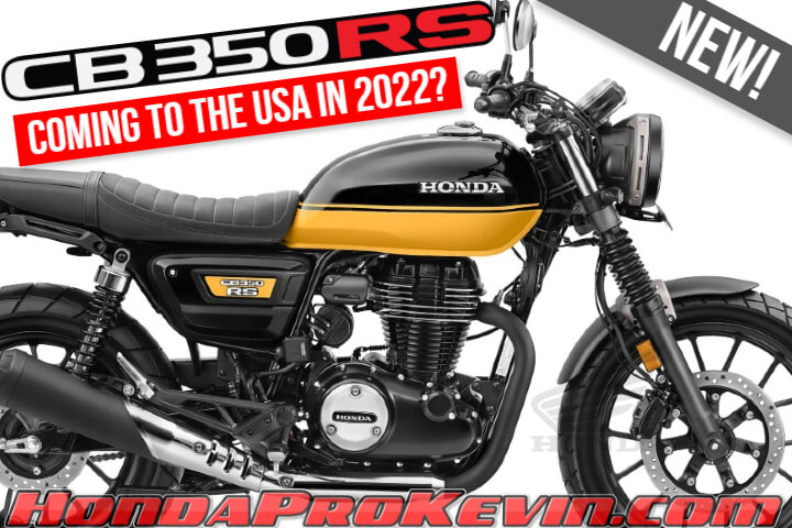 NEW 2022 Honda CB350 RS Cafe Racer Motorcycle USA Release Date Coming Soon after Official Announcement?