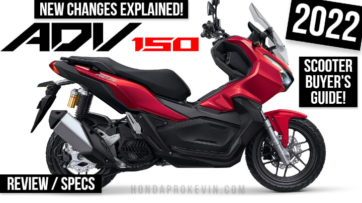 2022 Honda ADV 150 Review: Specs, Changes, Features + PCX 160 Scooter