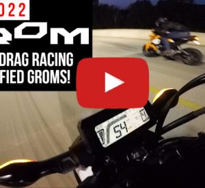 2022 Honda Grom 125 Drag Race VS Modified SF Groms | MSX125