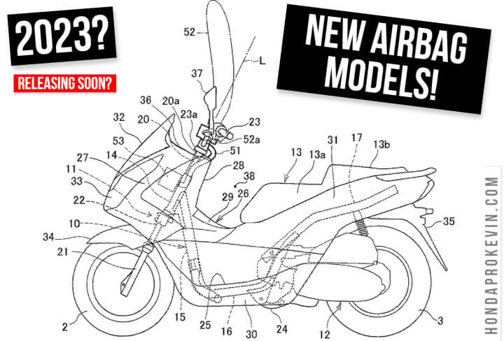 New Honda Motorcycle & Scooter Airbag Models Releasing Soon...?