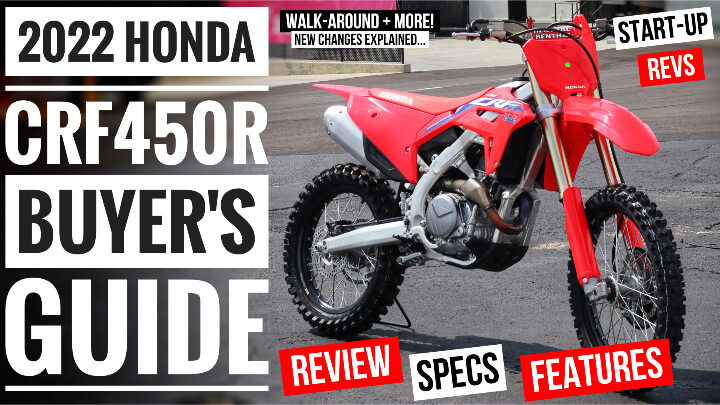 2022 Honda CRF 450R Review, New Changes Explained, Specs & Features | CRF 450 R Dirt Bike / Motorcycle Buyer's Guide
