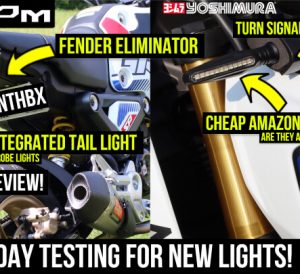 2022 Honda Grom Install / Review: MNNTHBX Fender Eliminator, Blaster X Integrated Tail Light, Cheap Amazon Turn Signals with Yoshimura Mounting Plates
