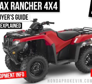 2022 Honda Rancher 420 4x4 ATV Review / Specs | Model Lineup Differences Explained in FourTrax Buyer's Guide | TRX420 / TRX420FM1