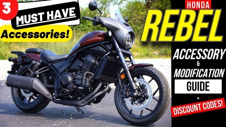 3 MUST BUY Accessories for the NEW Honda Rebel 1100 + DISCOUNT Prices!
