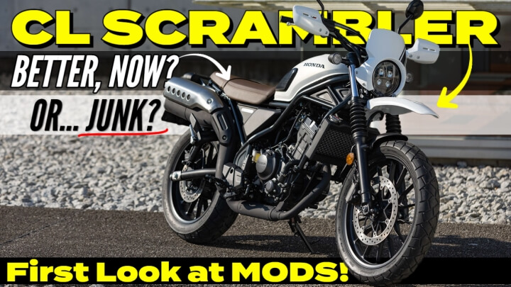 den første narre venlige New Honda CL Scrambler Motorcycle Accessory Guide! | CL500 / 300 / 250