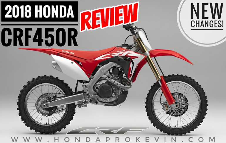 18 Honda Crf450r Review Specs New Changes Crf Motocross Race Dirt Bike