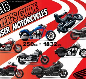 2016 Honda Motorcycles / Cruiser Models - Buyer's Guide