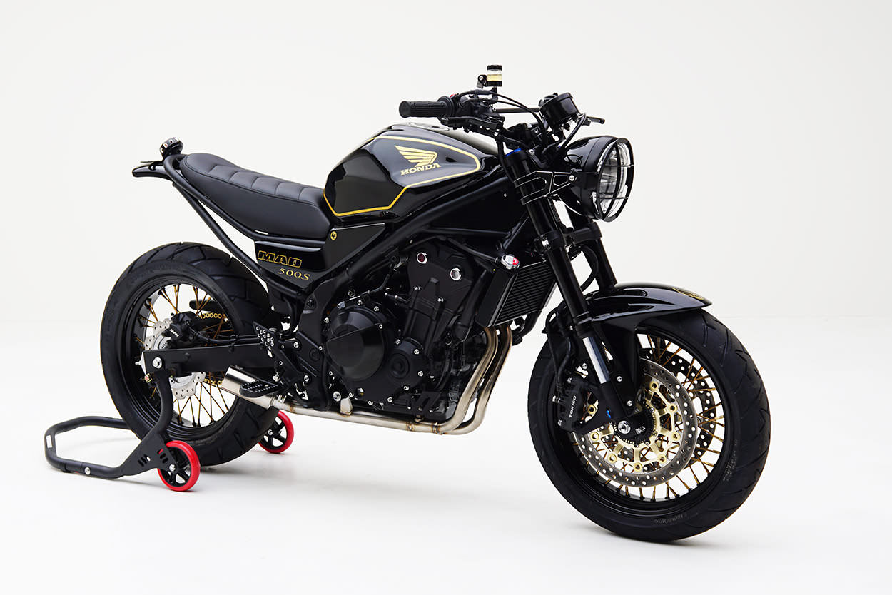 Custom Honda CB500 'S' Scrambler Motorcycle + CBR Parts = THIS!, SEMA  2016!