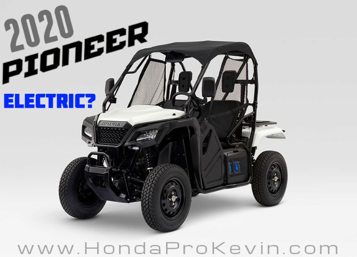 Honda Pioneer Electric Side by Side / UTV / ATV / SxS Utility Vehicle
